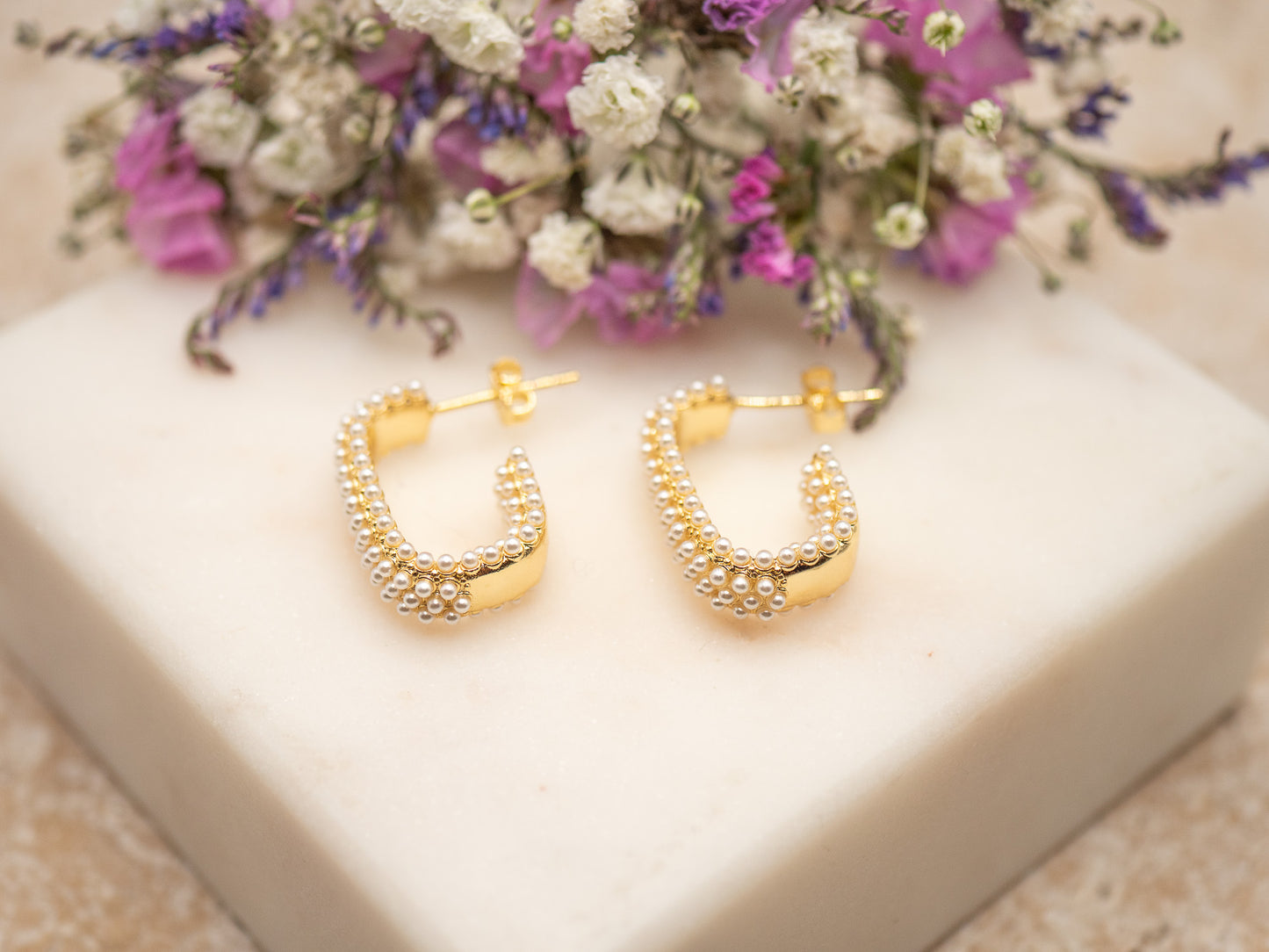 Boucles d'oreilles Pearly