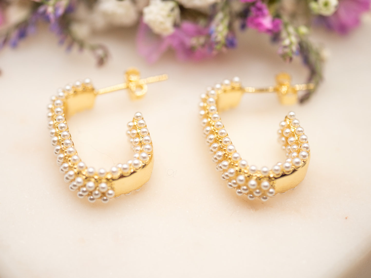 Boucles d'oreilles Pearly