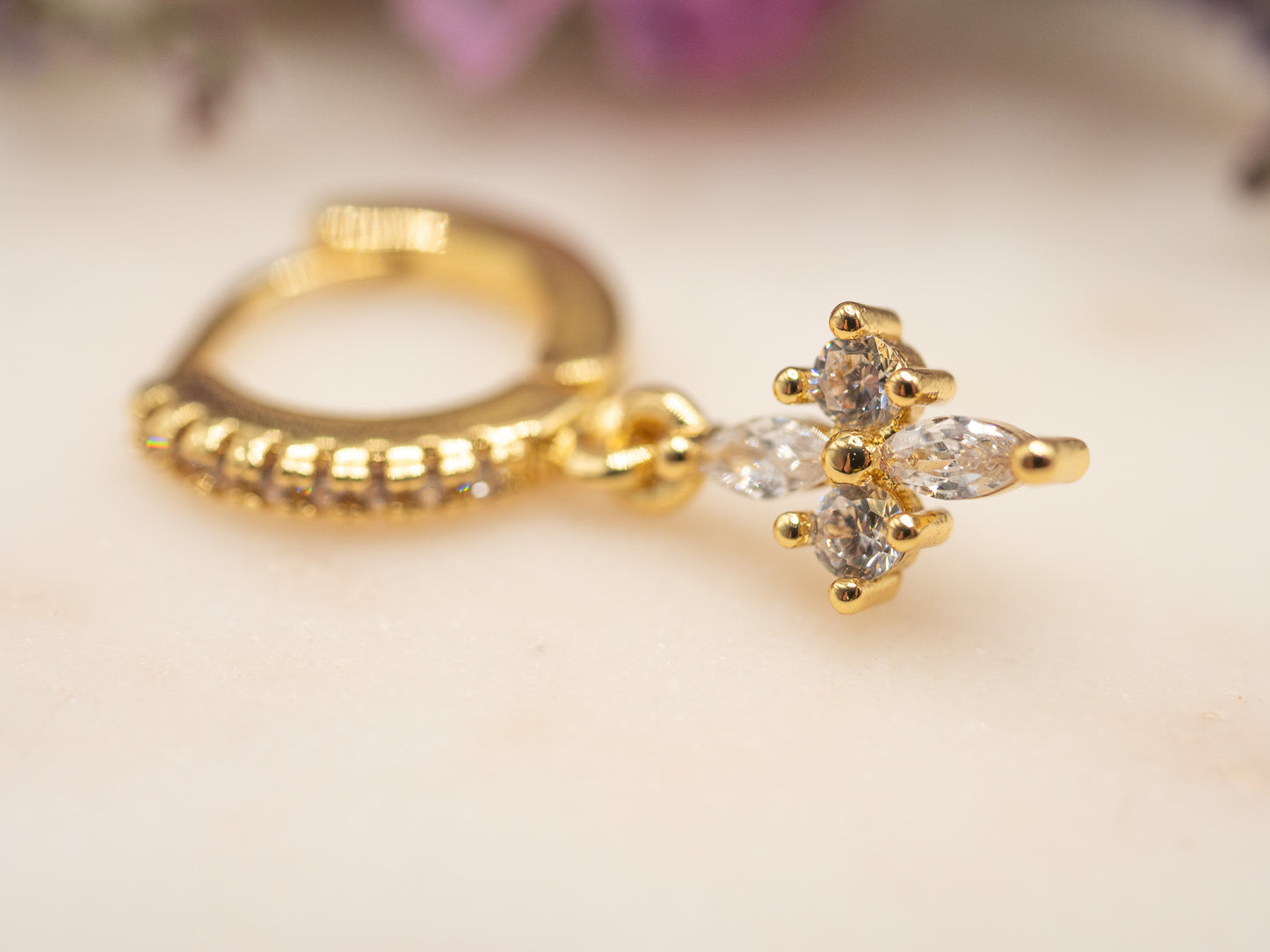 Boucle d'oreille Lyra