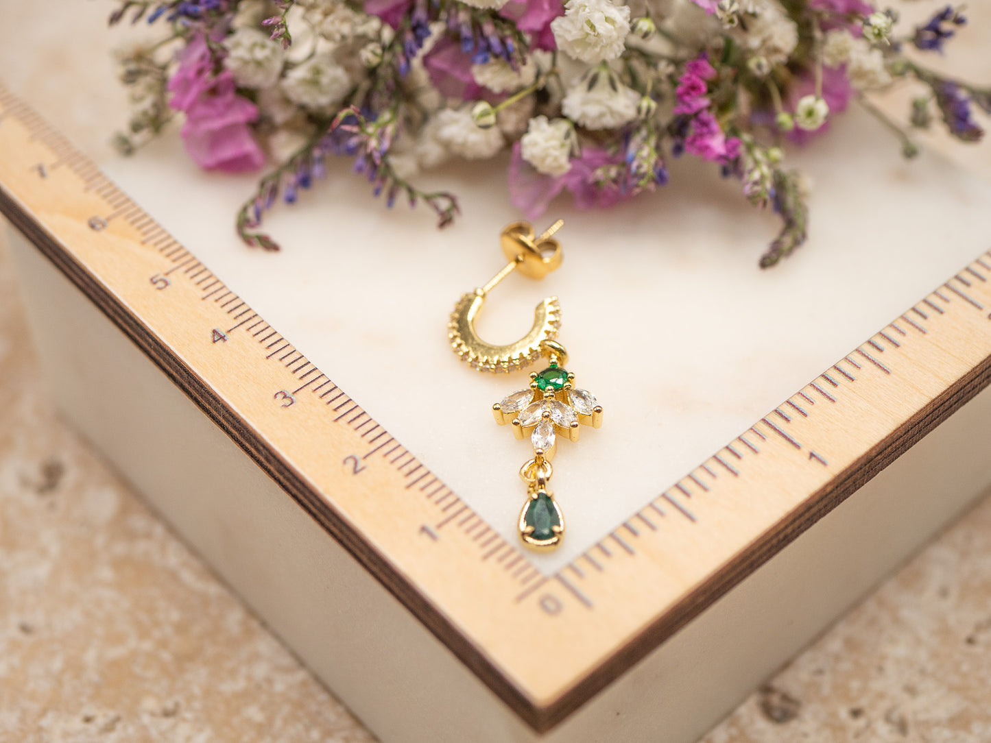 Boucle d'oreille Saffron