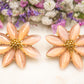 Boucles d'oreilles Daisy (rose)