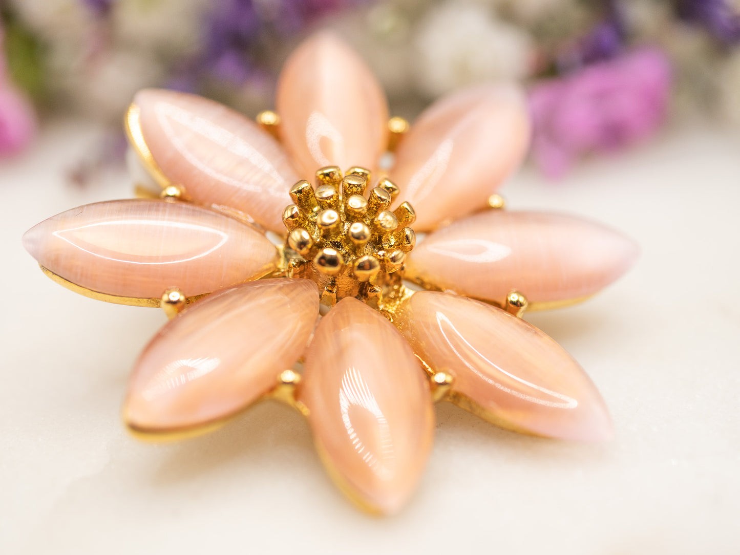Boucles d'oreilles Daisy (rose)