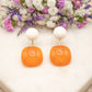 Boucles d'oreilles Lolly (orange)