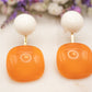 Boucles d'oreilles Lolly (orange)