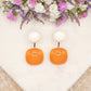 Boucles d'oreilles Lolly (orange)