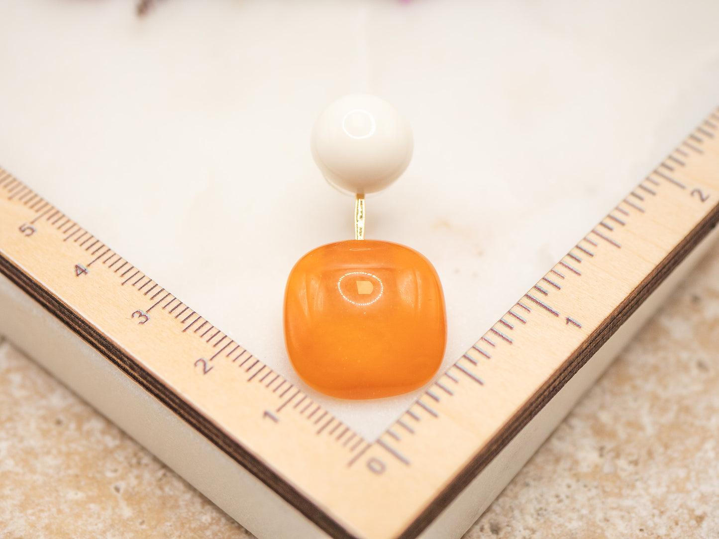 Boucles d'oreilles Lolly (orange)