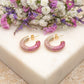 Boucles d'oreilles Glow (rose)