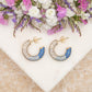 Boucles d'oreilles Glow (bleu)