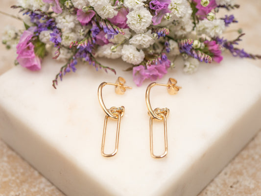Boucles d'oreilles Linker