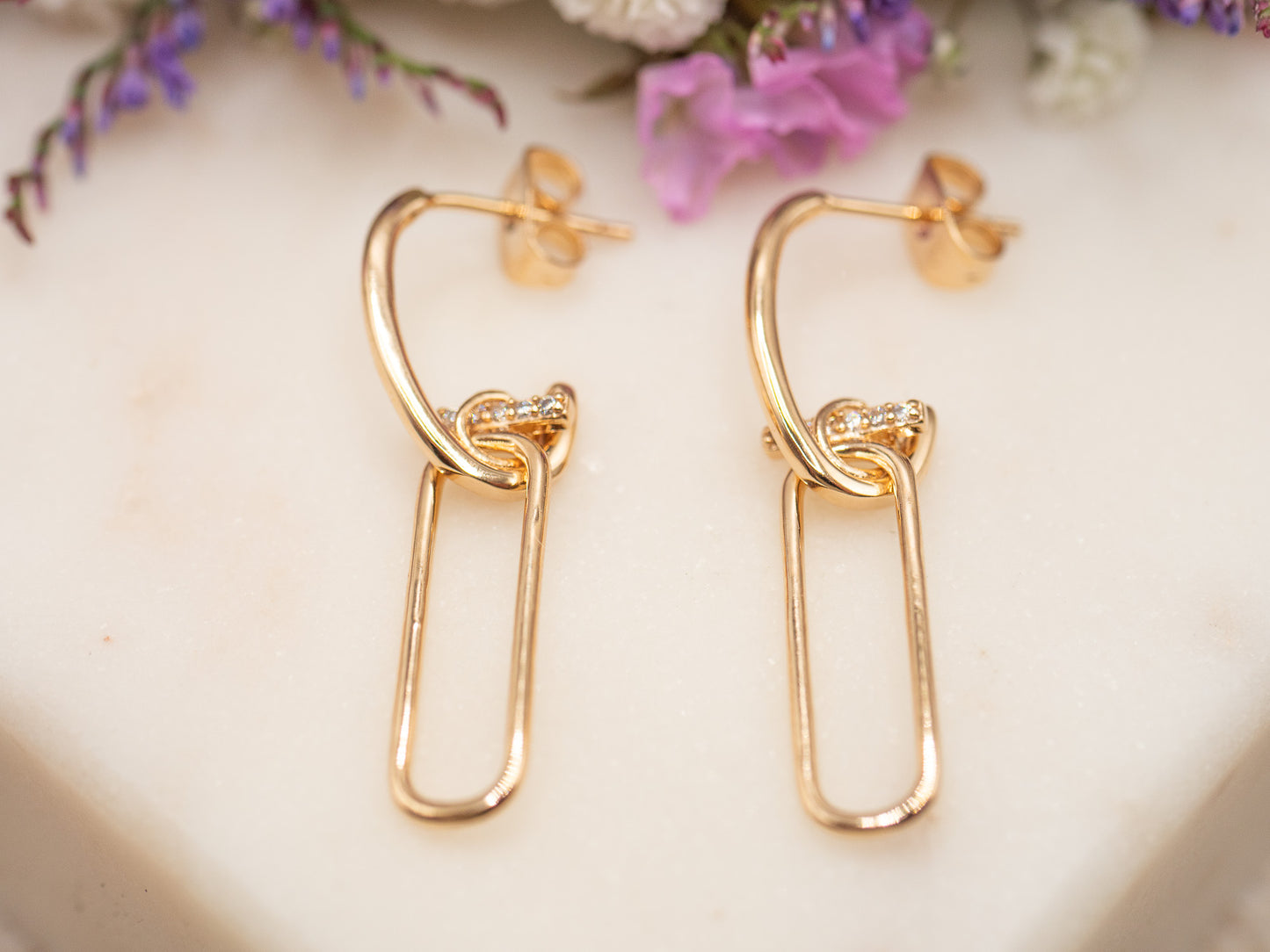 Boucles d'oreilles Linker