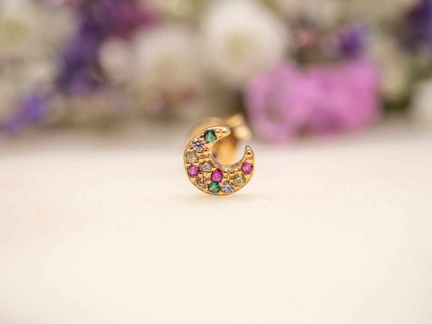 Boucle d'oreille Moondust