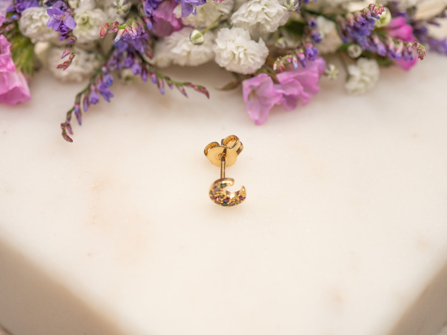 Boucle d'oreille Moondust