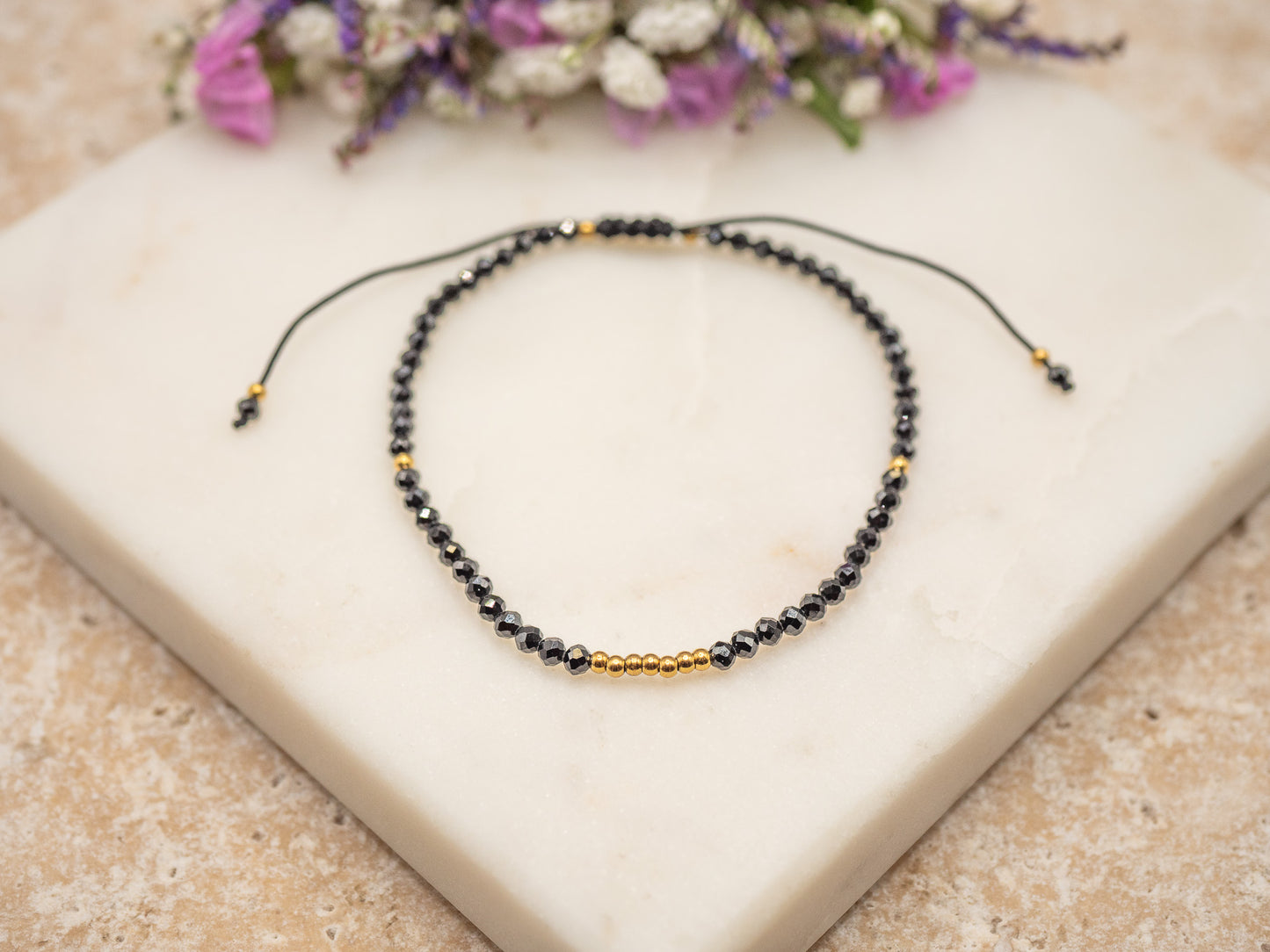 Bracelet Opaline (noir)