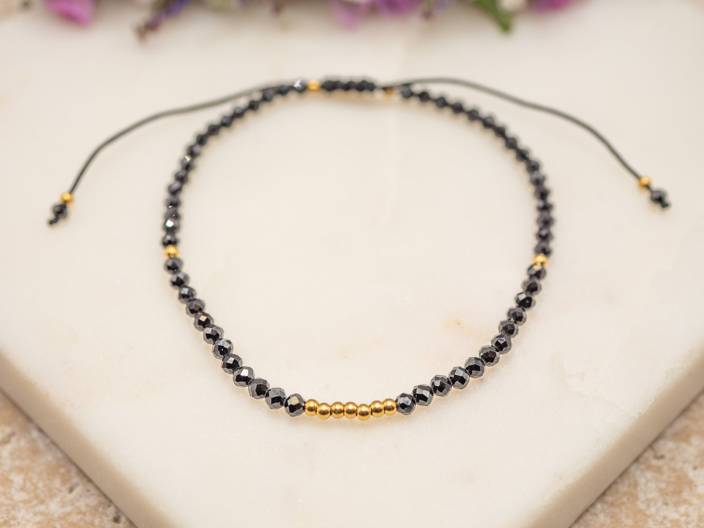 Bracelet Opaline (noir)