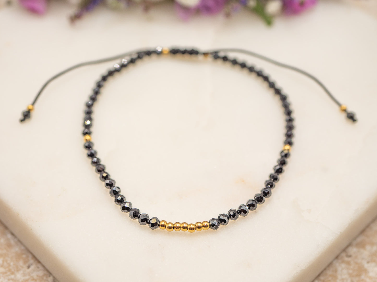 Bracelet Opaline (noir)