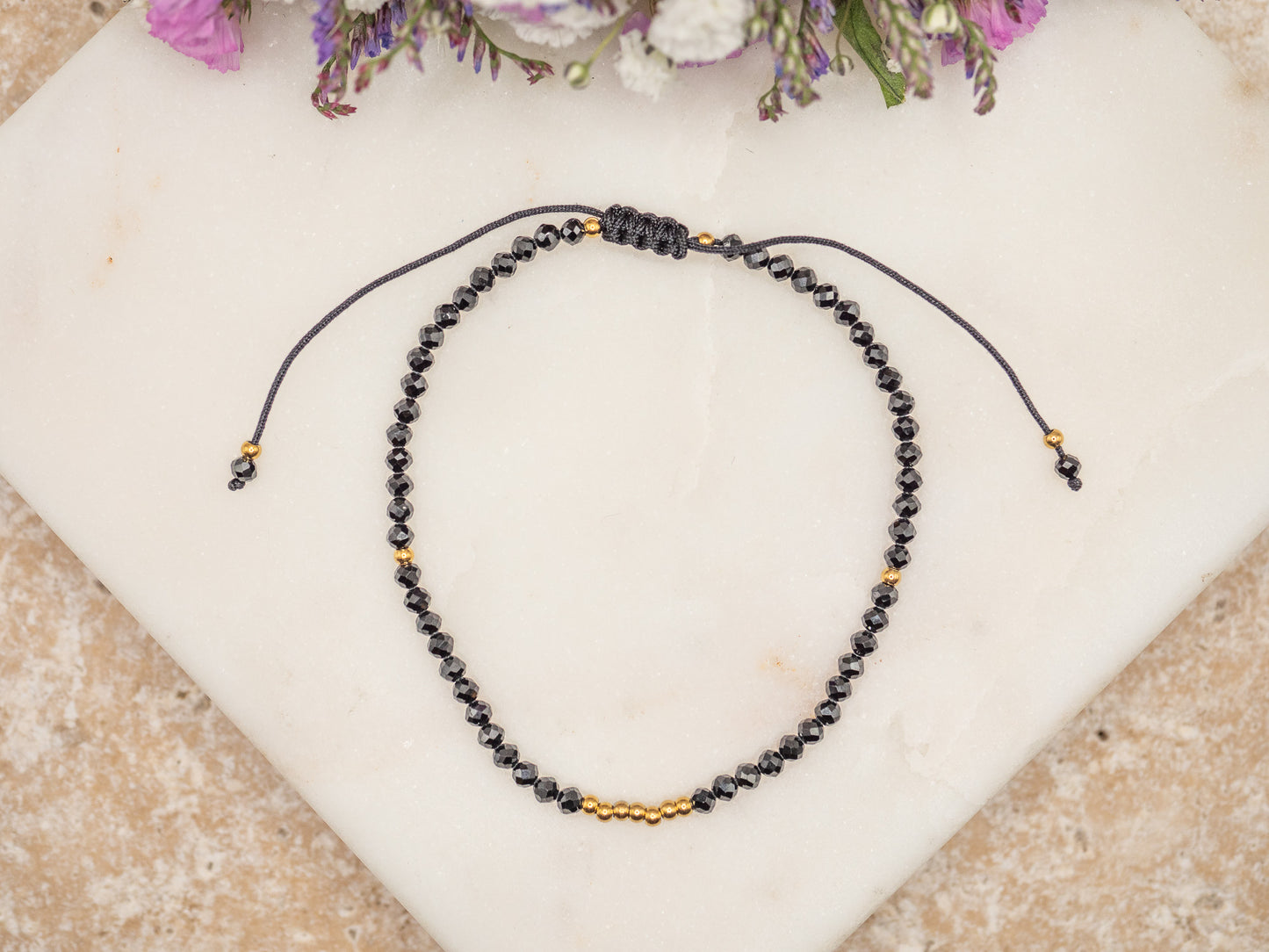 Bracelet Opaline (noir)