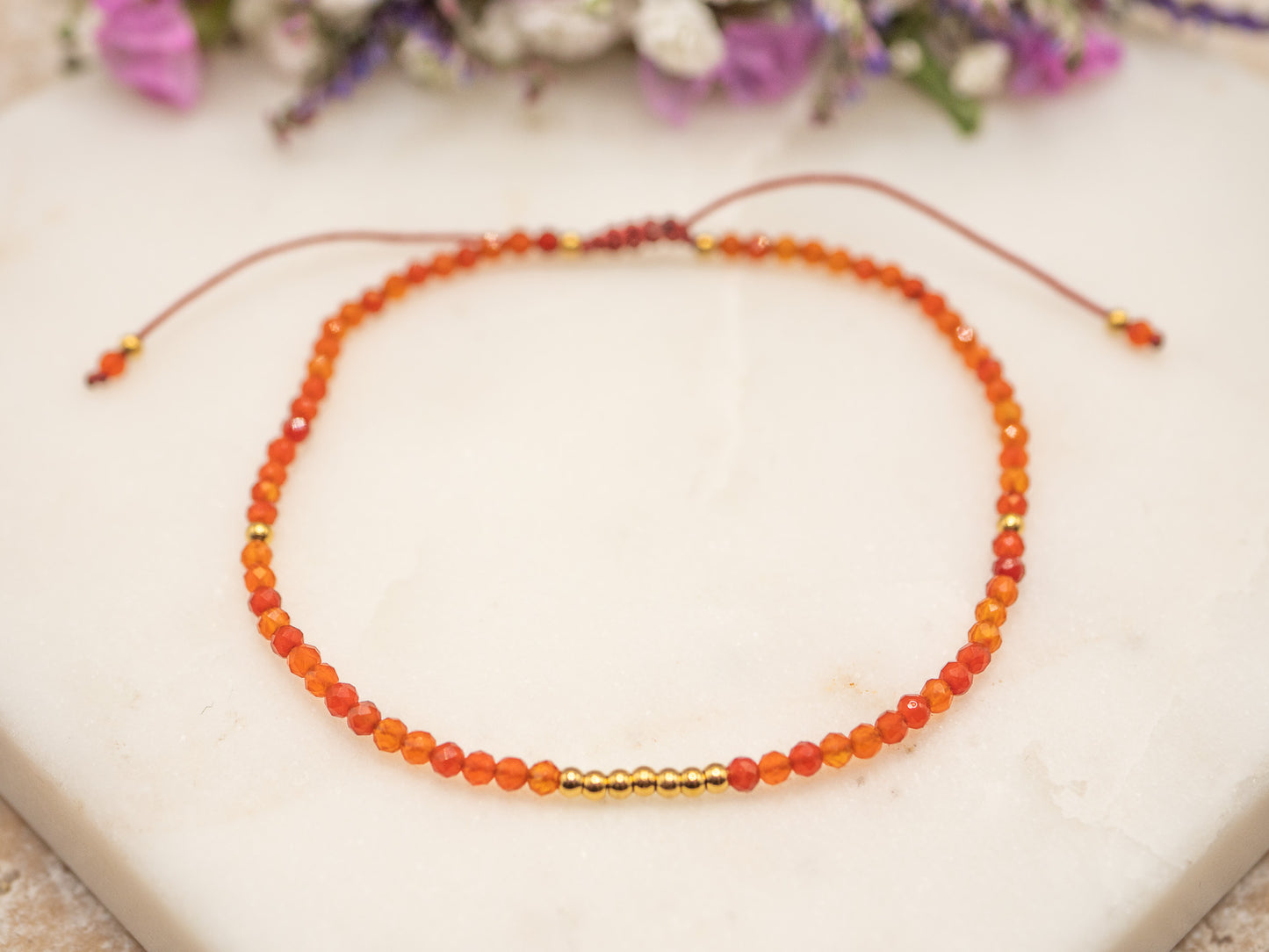 Bracelet Opaline (orange)