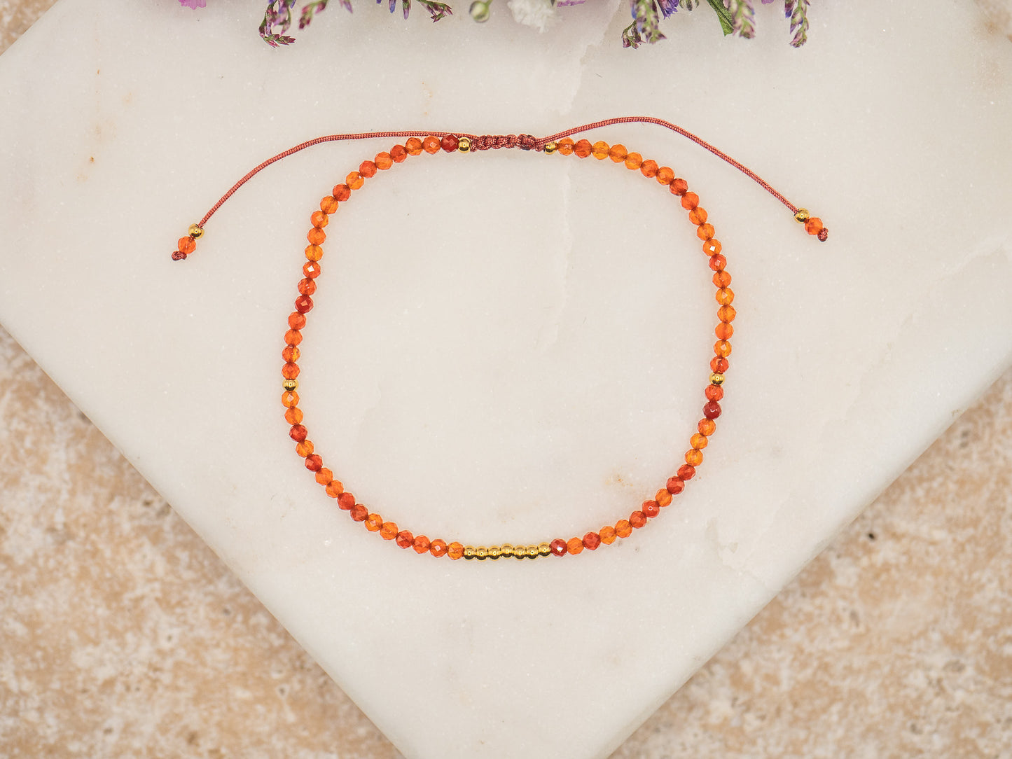 Bracelet Opaline (orange)