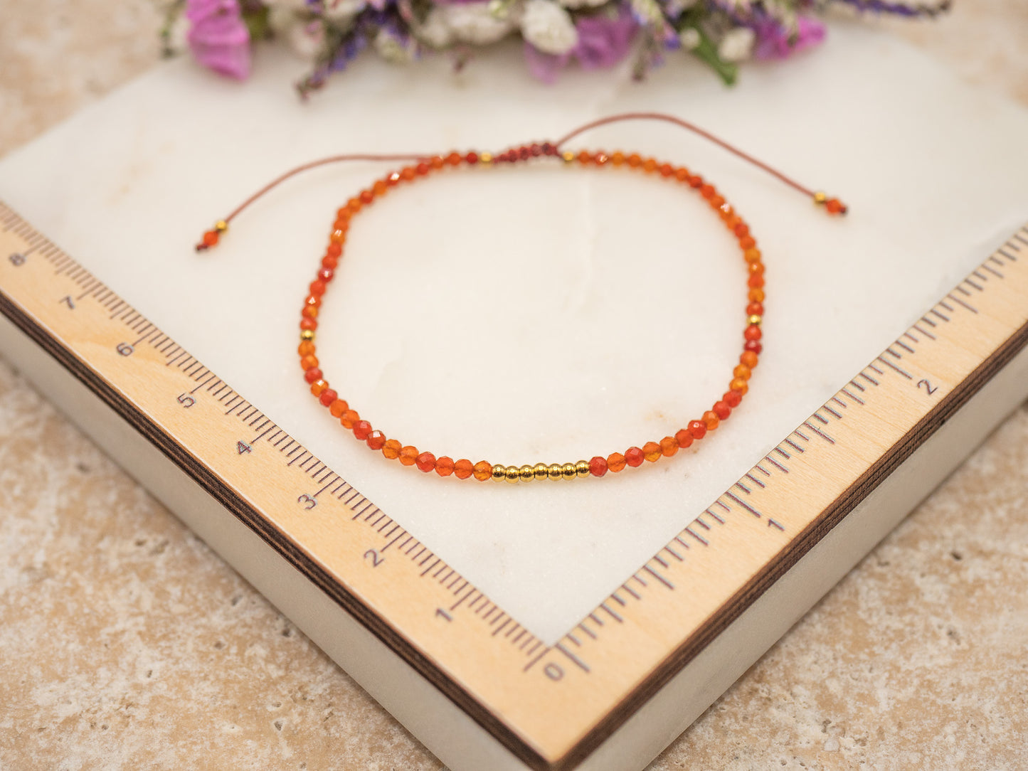 Bracelet Opaline (orange)