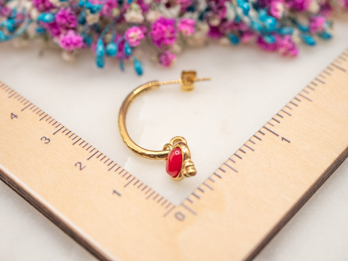 Boucles d'oreilles Flamme Ruvina