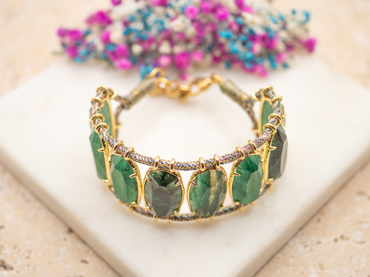 Bracelet Émeraude Vélina