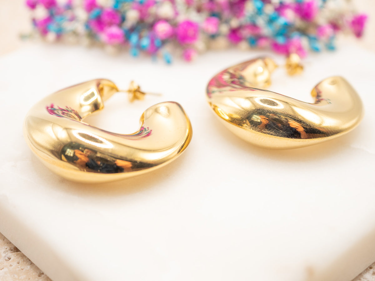 Boucles d'oreilles Croissant Miréna