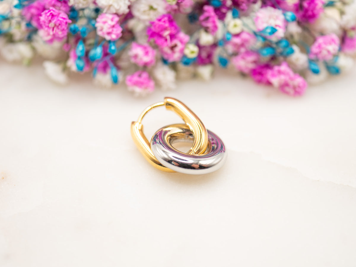 Boucles d'oreilles Étreinte Avelia