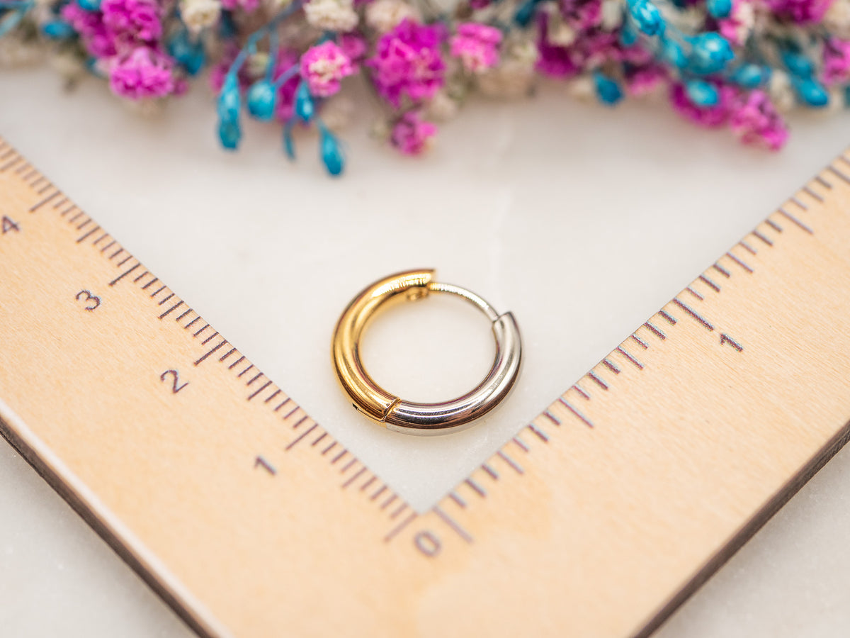 Boucle d'oreille unique Duo Veloria