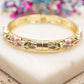 Bracelet Fleurs Ocre