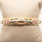 Bracelet Fleurs Ocre
