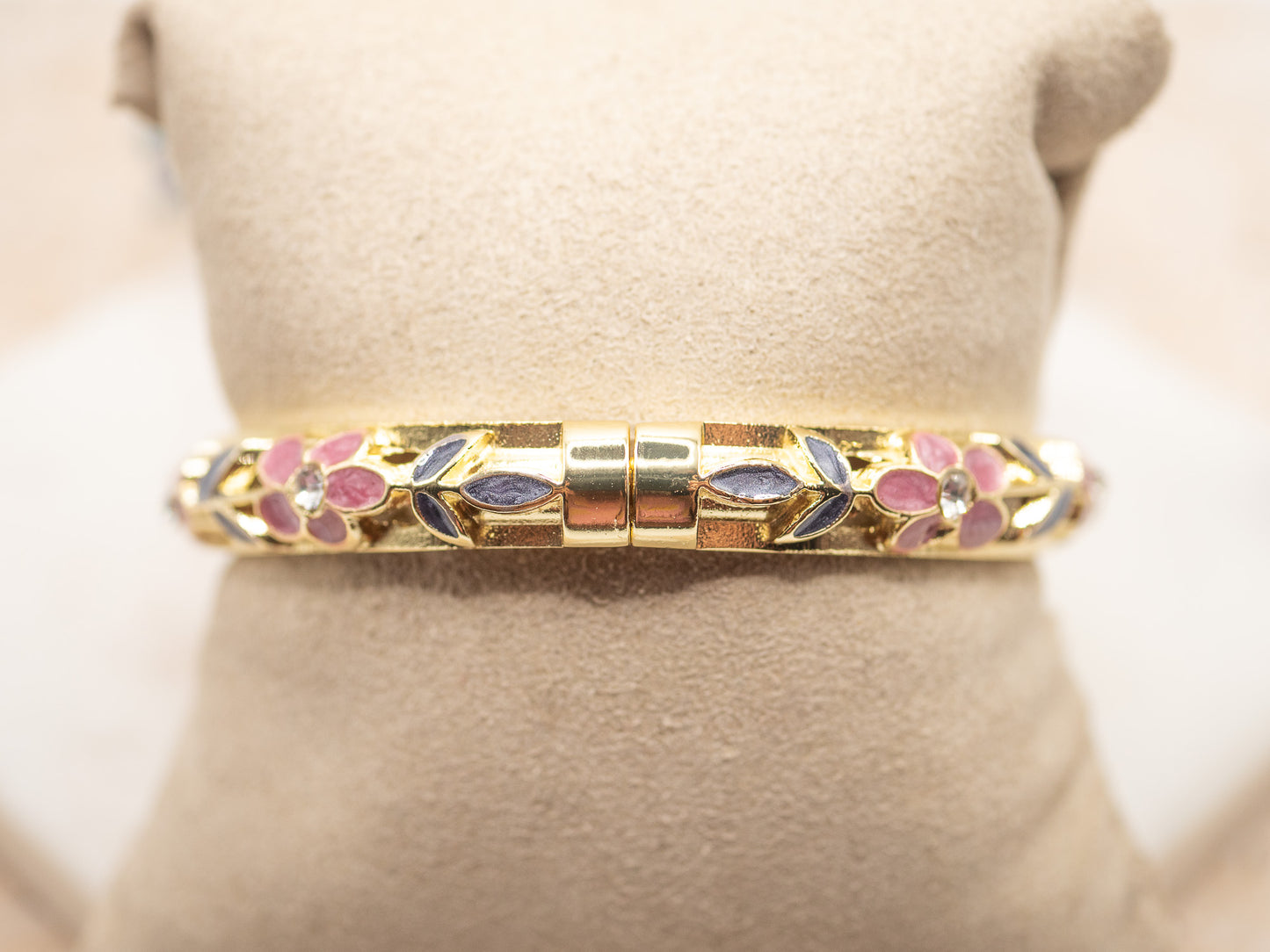 Bracelet Fleurs Ocre