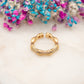 Bague ajustable Bambou Sunset