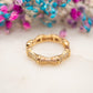 Bague ajustable Bambou Sunset