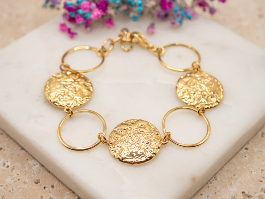 Bracelet Pièce Dorée