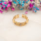 Bague Bambou Doré