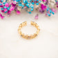 Bague Bambou Doré