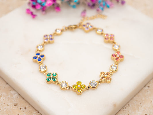 Bracelet Fleurs Sorbet