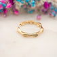 Bague ajustable Épi Doré