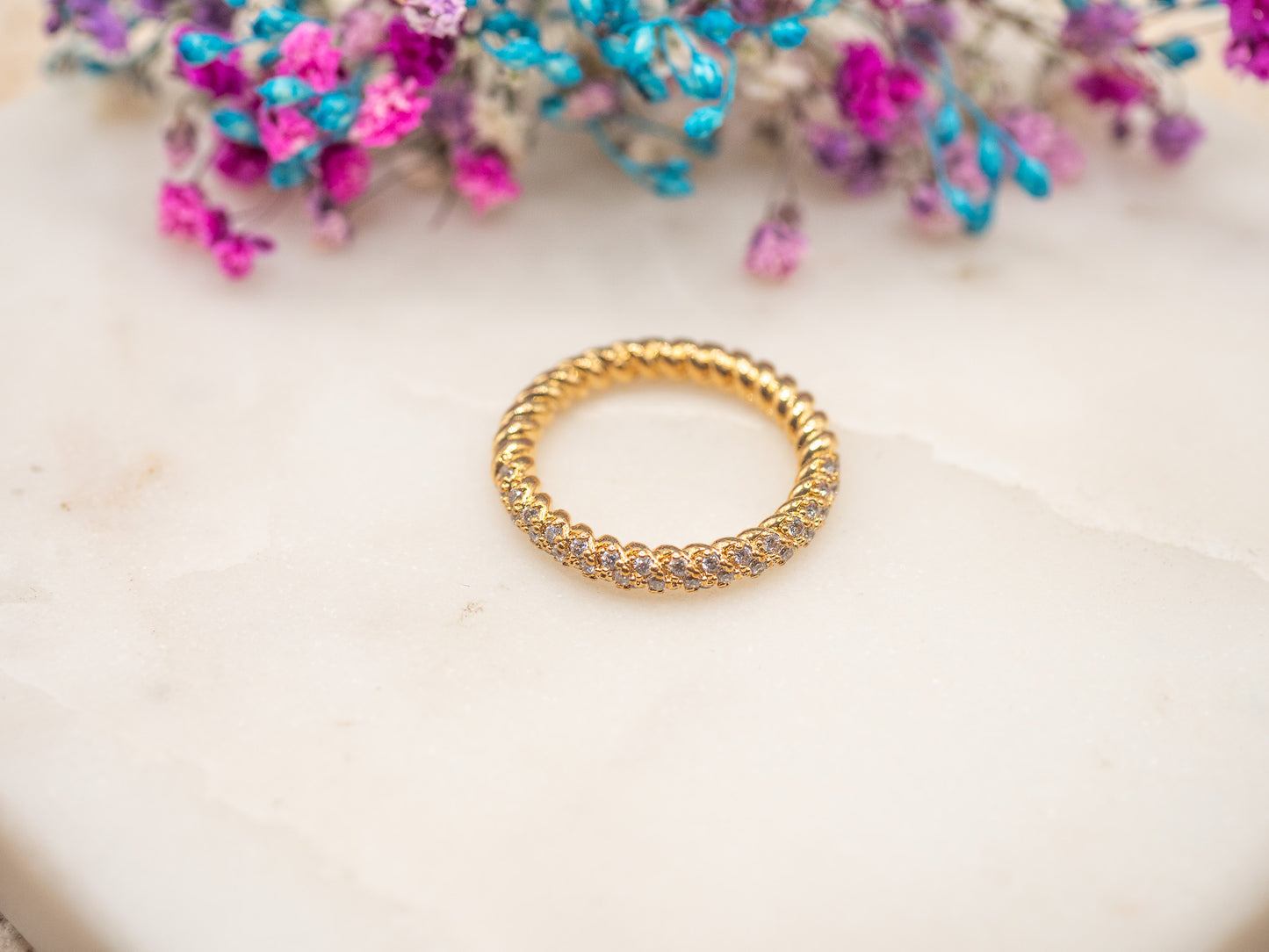 Bague Torsade Solaire