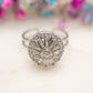Bague ajustable Feu d’Argent