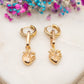 Boucles d'oreilles Cœur Sacré
