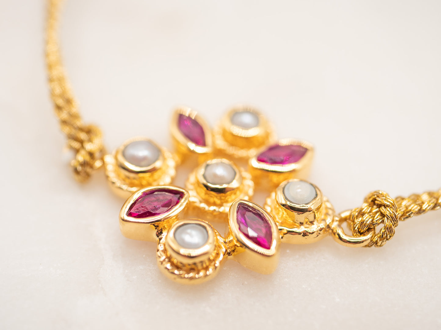 Bracelet Fleur Grenadine