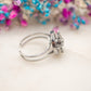 Bague ajustable Feu d’Argent