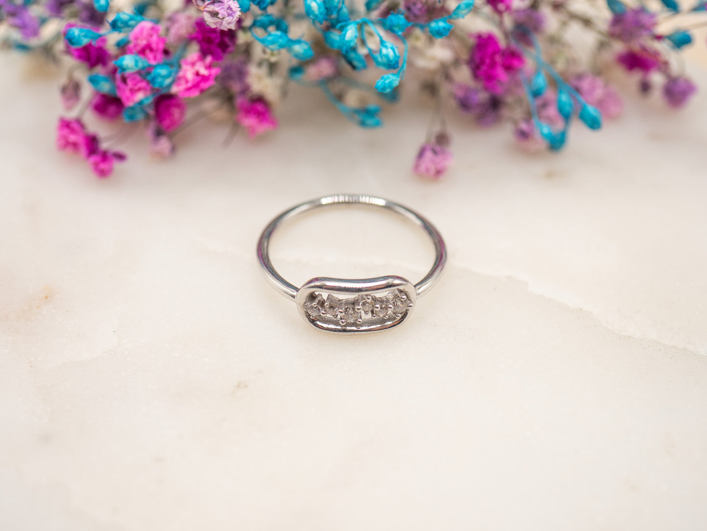 Bague Écume Cristal