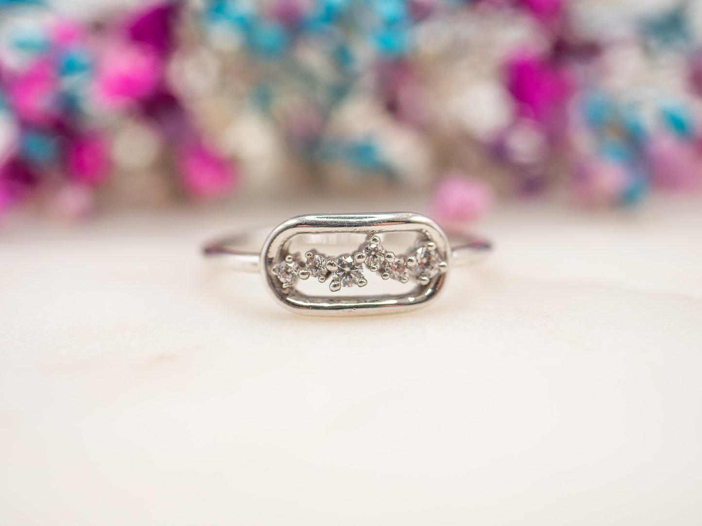 Bague Écume Cristal