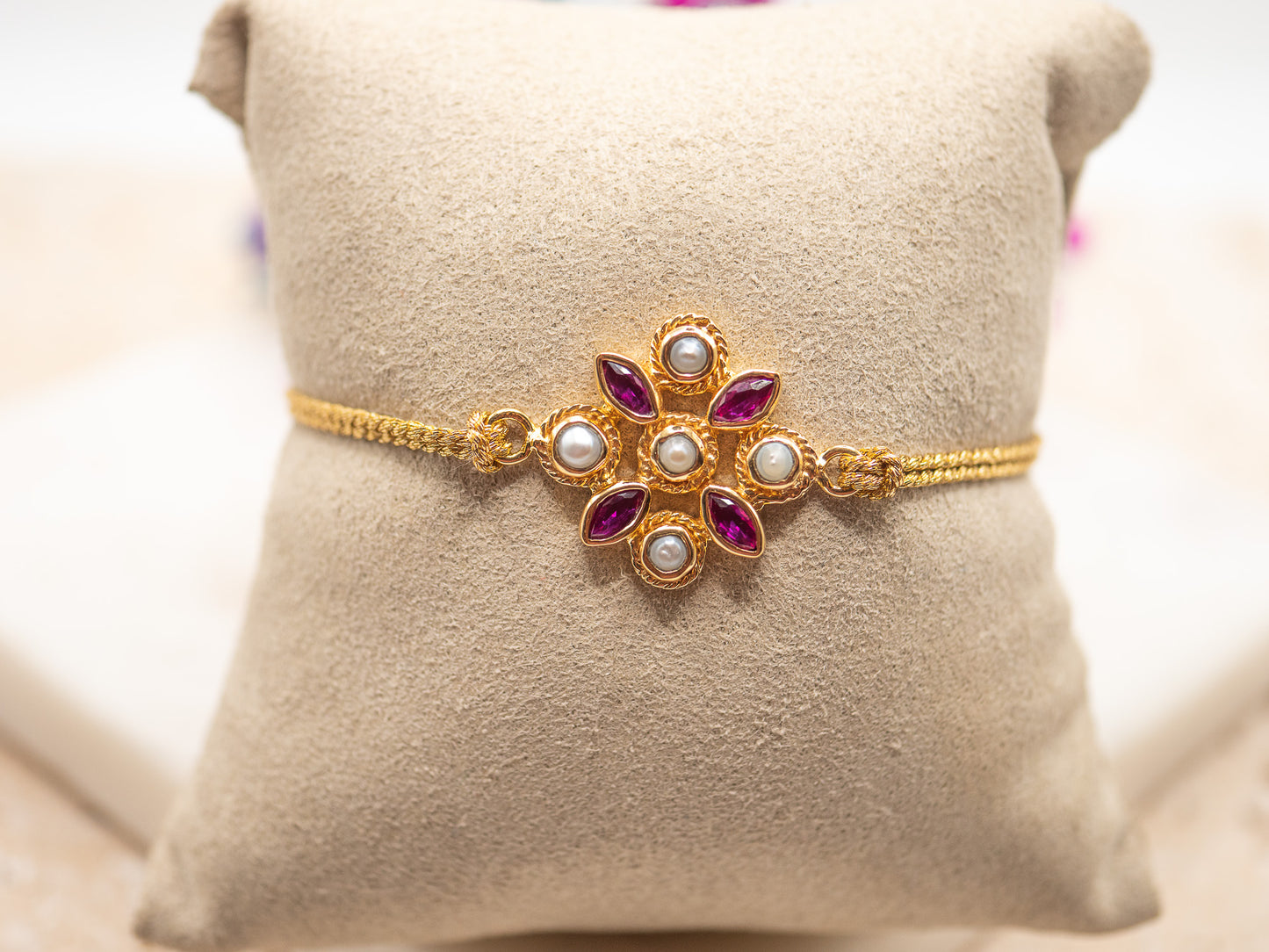 Bracelet Fleur Grenadine