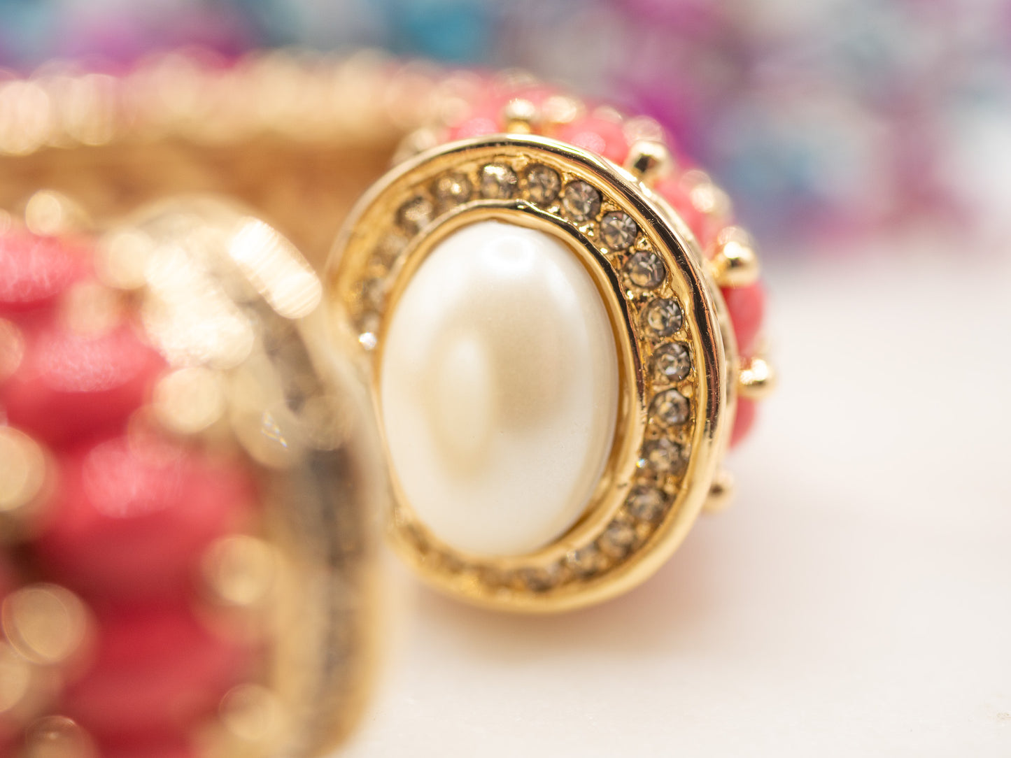 Bracelet Corail Perlé