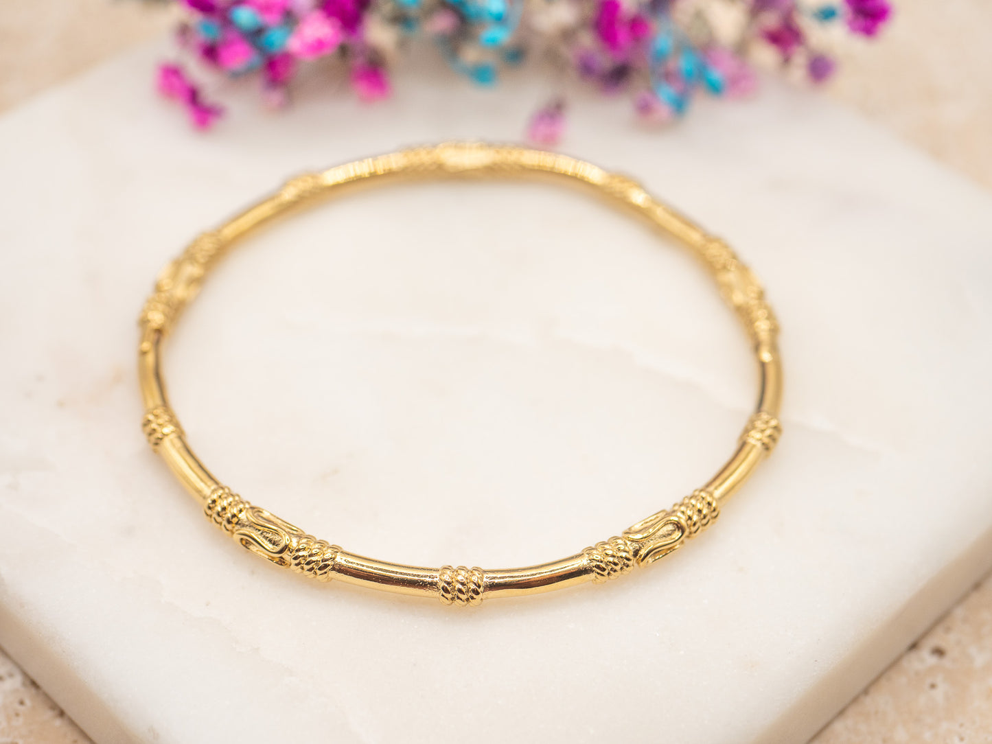 Bracelet Câble Doré