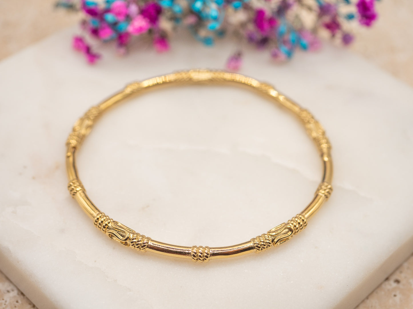 Bracelet Câble Doré