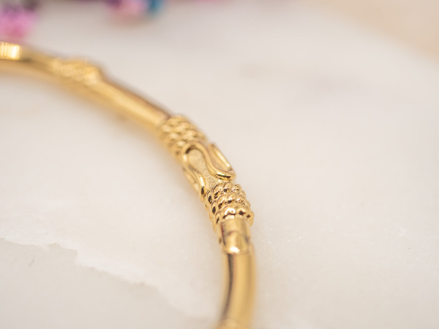 Bracelet Câble Doré
